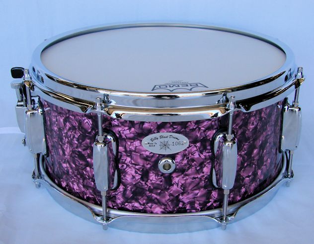 13x6 Purple Pearl Wrap Snare Drum